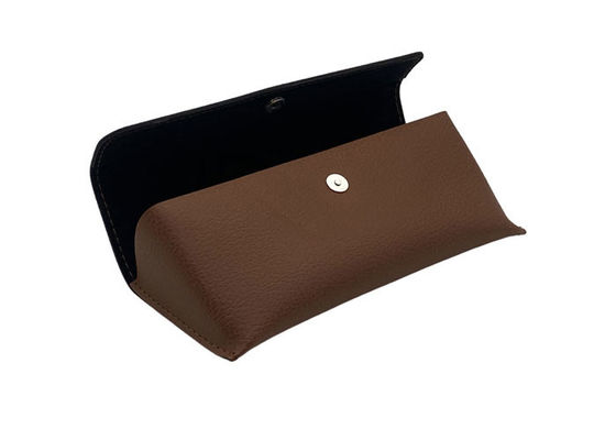 Handmade PU PVC Leather Spectacle Pouch For Big Glass
