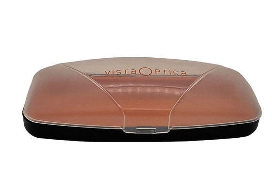Transparent Cover Foldable PP Plastic Spectacle Case