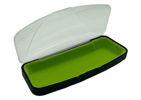 Transparent Cover Foldable PP Plastic Spectacle Case