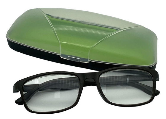 Transparent Cover Foldable PP Plastic Spectacle Case