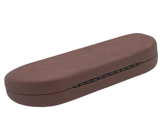 Clamshell Slim Metal Glasses Case , Slim Reading Glasses Metal Case