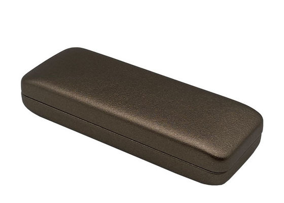 Eco Friendly Leather Metal Glasses Case 151x57x28mm
