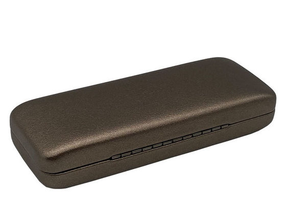 Eco Friendly Leather Metal Glasses Case 151x57x28mm