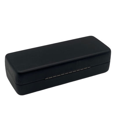 Rectangular Black Oem Labels Hard Leather Glasses Case Personalised