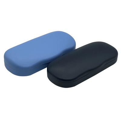 63g Custom Glasses Cases Clamshell Hard Blue Plastic Printed
