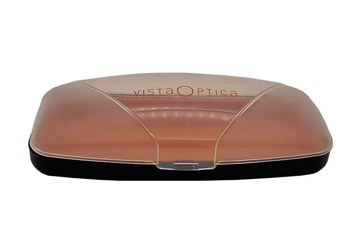 Transparent Cover Foldable PP Plastic Spectacle Case